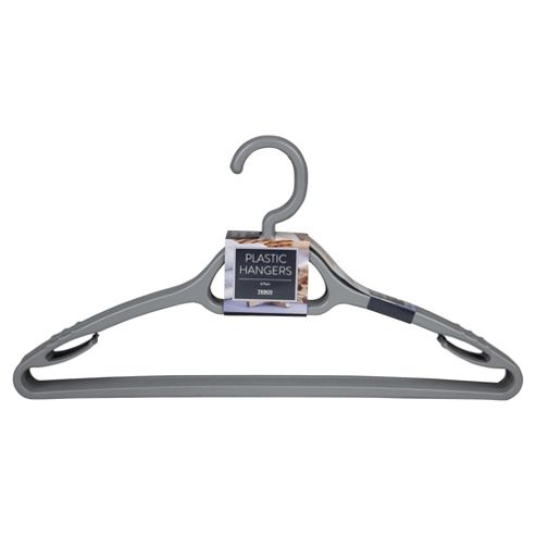 Image of Tesco Plastic Hangers, 6-pack
