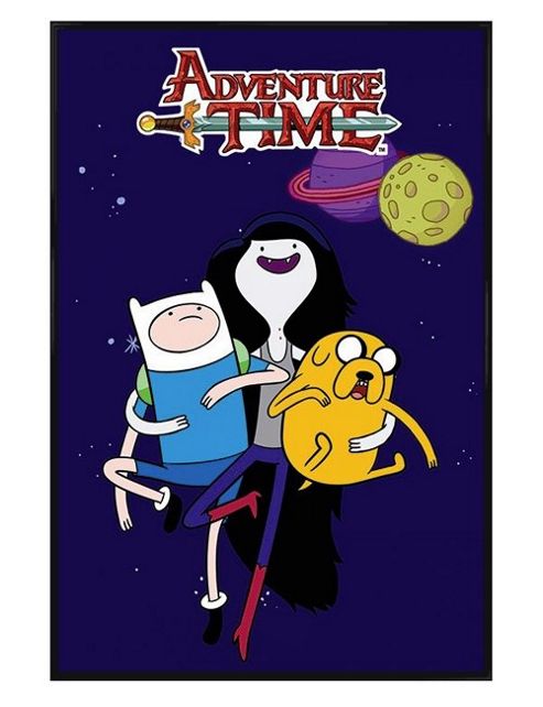 Image of Gloss Black Framed Adventure Time Marceline Poster
