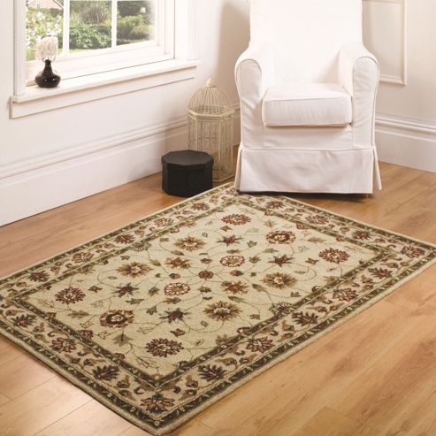 Image of Savoy Beige 120x170 Wool Rug