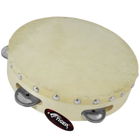 Image of Tiger 8" Single Row Wood Tambourine