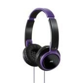JVC HAS200/Violet Riptide Portable On-Ear Headband Headphones - Violet