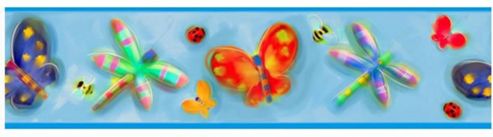 Image of Butterfly Wallpaper Border