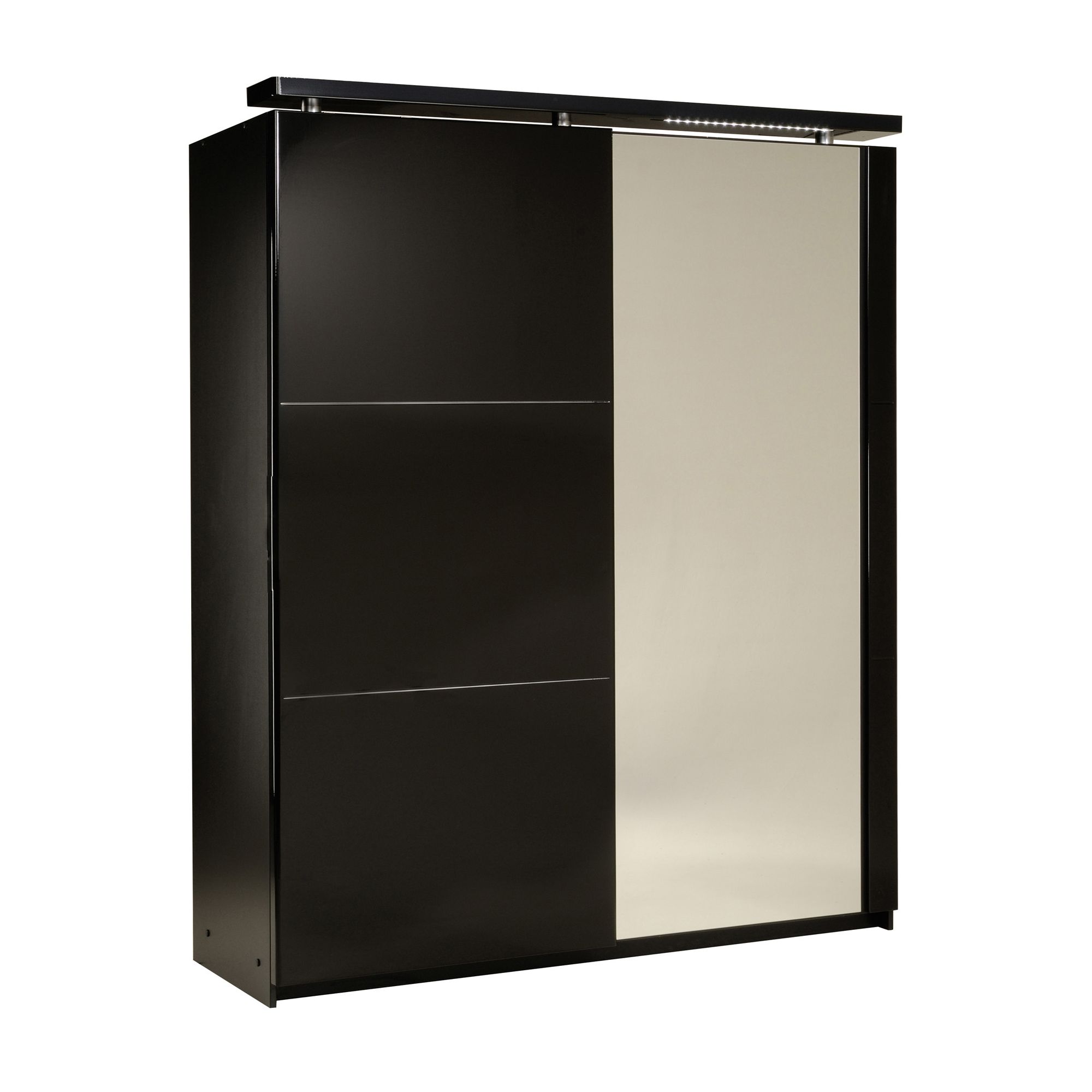 Parisot Ambyblack Sliding Door Wardrobe in Black at Tesco Direct