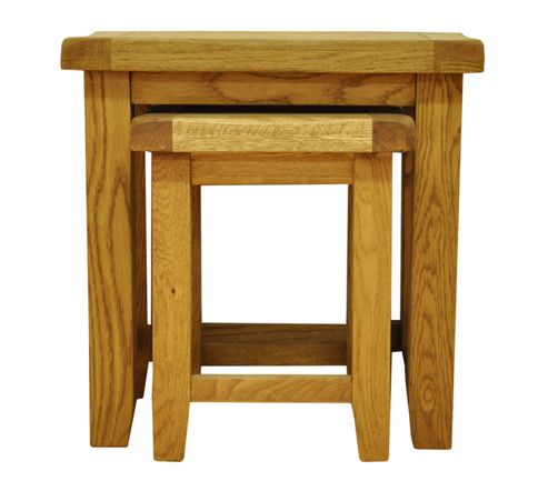 Image of Ultimum Stamford Stm-n2t Solid Oak Nest Of 2 Tables