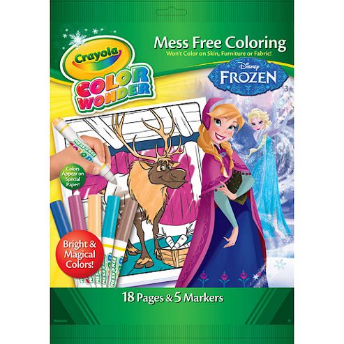 Image of Crayola Disney Frozen Mess Free Colour Wonder