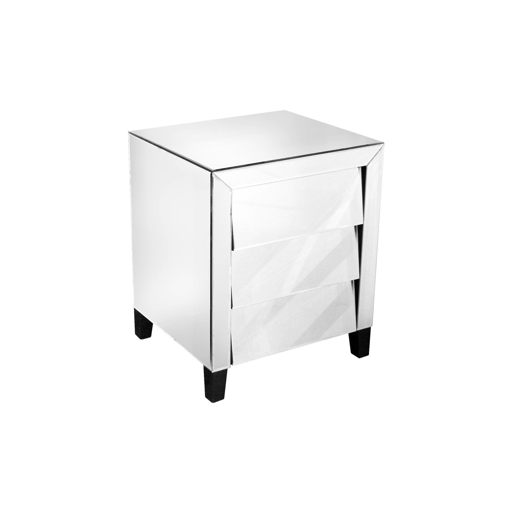 Home Essence Mirrored Bedside Table at Tesco Direct