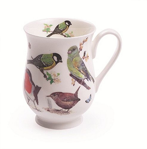 Image of Roy Kirkham Single Bone China Garden Birds Eleanor Mug