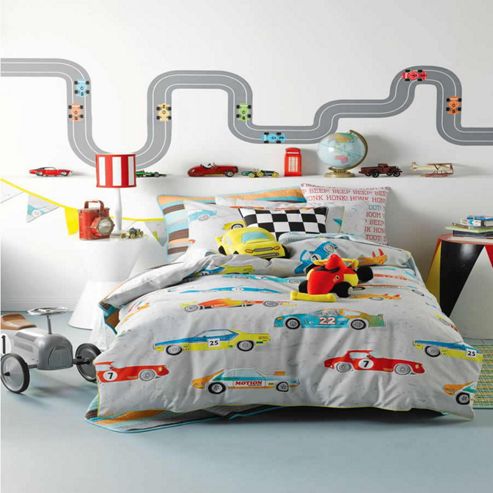 Image of Race Car, Hiccups Single Bedding