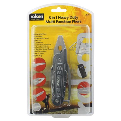 Image of Rolson Heavy Duty Multi Func Pliers