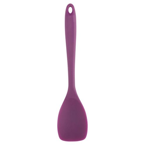 Image of Kitchencraft Colourworks Silicone Spoon Spatula, Purple