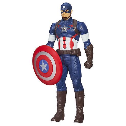 Image of Marvel Avengers Age Of Ultron Titan Hero Tech Captain America Figure