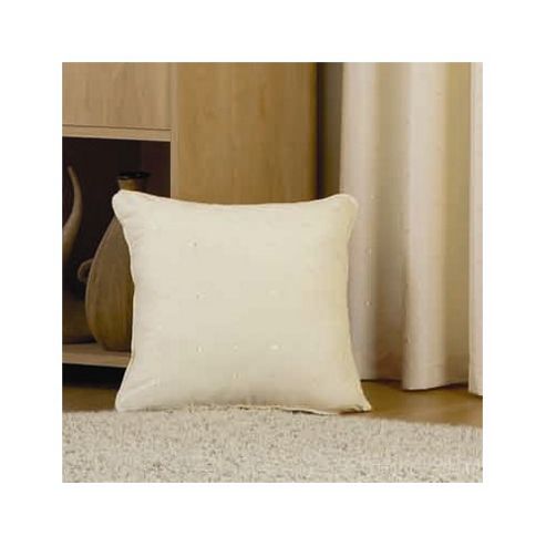 Image of Dreams N Drapes Curtina Hudson Single Cushion Cover In Natural