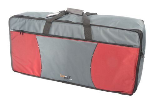 Image of Tom And Will 61 Note Keyboard Bag - Red And Grey