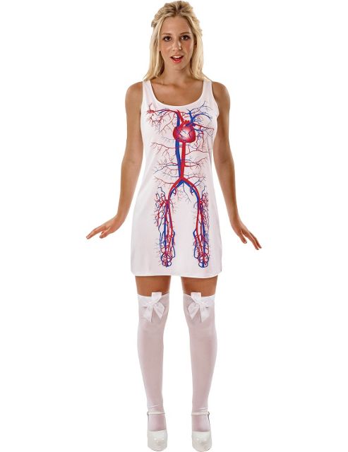 Image of Novelty Artery Dress Costume Small