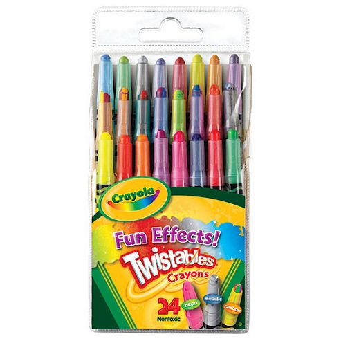 Image of Crayola - 24 Mini Twistable Special Effects Crayons