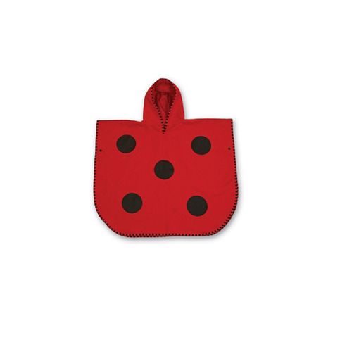 Image of Littlelife Poncho Towel Ladybird