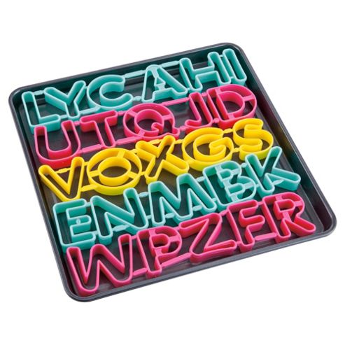 Image of Annabel Karmel Kids Alphabet Cookie Cutters With Baking Tray