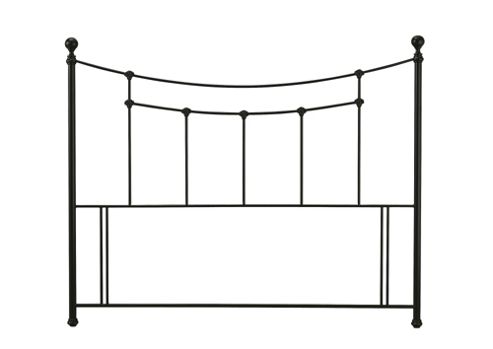 Image of Serene Furnishings Virginia Metal Headboard - King - Black
