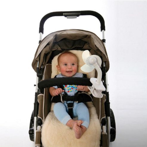 Image of Dreambaby Clip On Stroller Fan White
