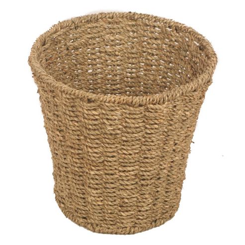 Image of Wicker Valley Seagrass Round Waste Basket