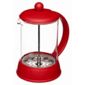 KitchenCraft Colourworks 800ml Cup Cafetiere in Red.