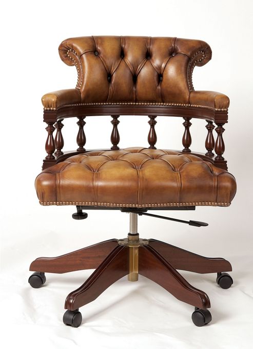 Image of Curzon Gallery Collection Captains High-back Chair With Foam Interior
