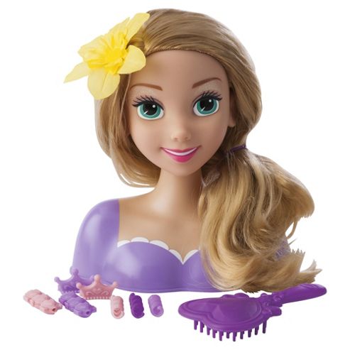 14pcDisney Princess Rapunzel Hair Styling Doll Head Play Set