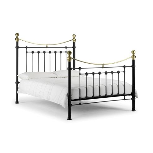 Image of Black Single Metal High End Bed Frame