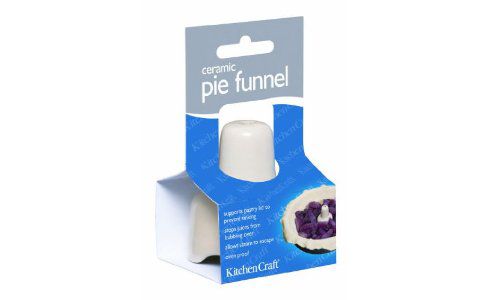 Image of "kitchen Craft Ceramic Pie Funnel Cream, Carded"