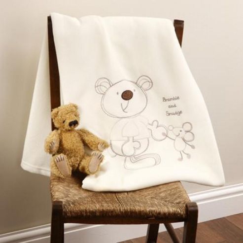 Image of Bed-e-byes Bramble & Smudge Fleece Blanket