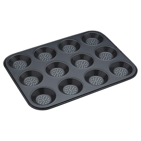 Image of Master Class Crusty Bake Shallow Baking Pan, 12 Hole
