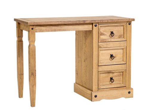 Image of Home Essence Corona Single Pedestal Dressing Table