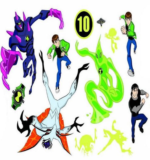 Image of Ben 10 Wall Stickers - Alien Force