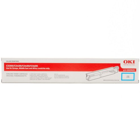 Image of Oki Toner Cartridge For C3300/c3400/c3450/c3600 Desktop Colour Printers (cyan)