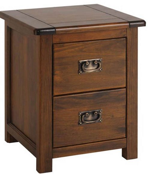 Image of Core Products Boston 2 Drawer Bedside Cabinet