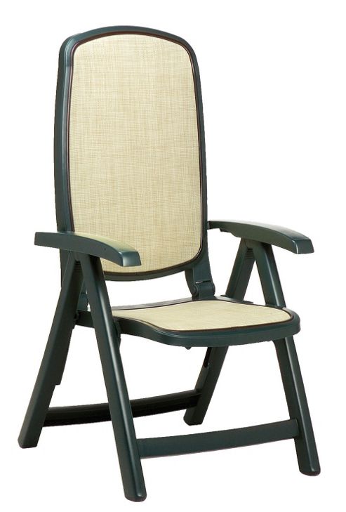 Image of Nardi Delta Chair In Green (set Of 2)