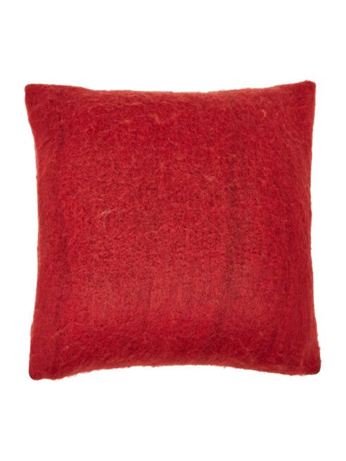Image of Deep Red Cosy Knit Cushion