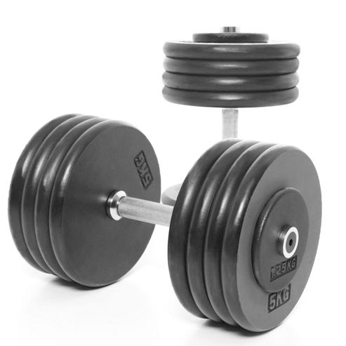 Image of Body Power Pro-style Dumbbells 42.5kg (x2)