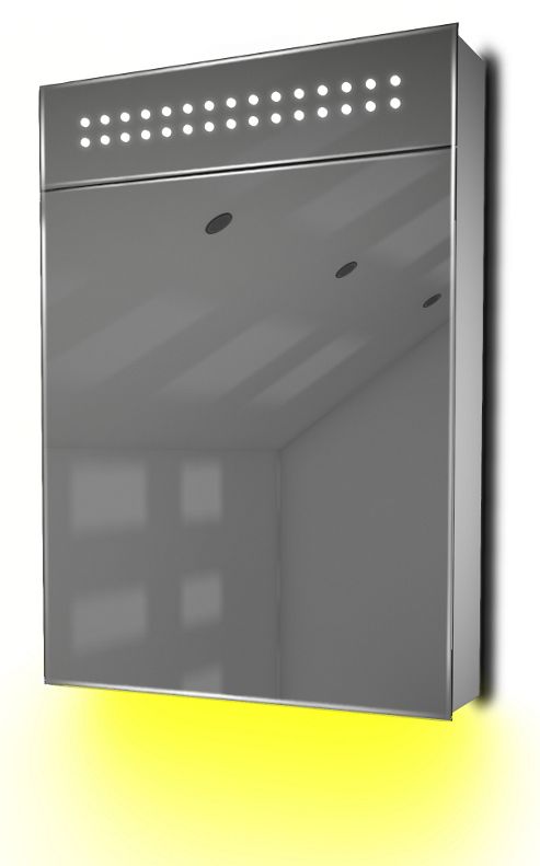 Image of Ambient Audio Demist Bathroom Cabinet With Bluetooth, Shaver & Sensor K116yaud