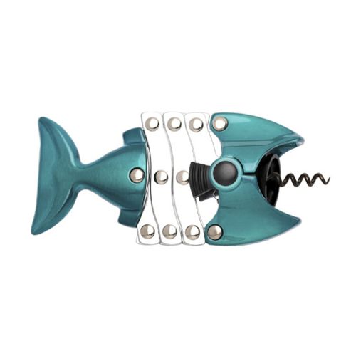 Image of Hahn Cookware The Fish Corkscrew Aqua