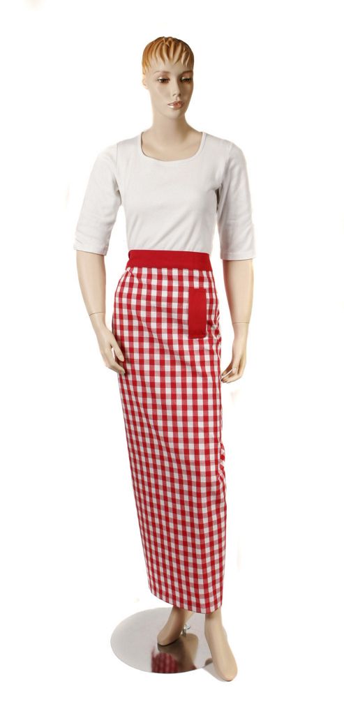 Image of In The Mood Collection-- Karo Half Apron - Red