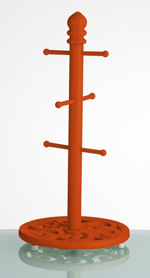 Image of Premier Housewares 6 Cup Mug Tree - Red