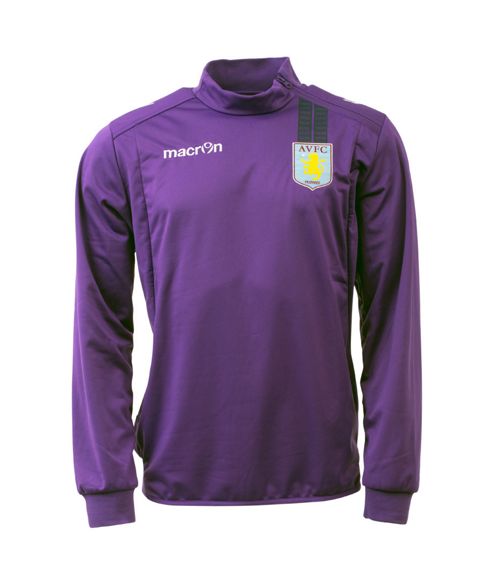 Image of 2013-14 Aston Villa Half Zip Training Fleece (purple) - Purple
