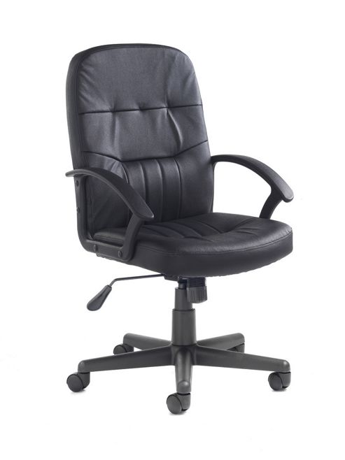 Image of Office Basics Cavalier Leather Executive Chair