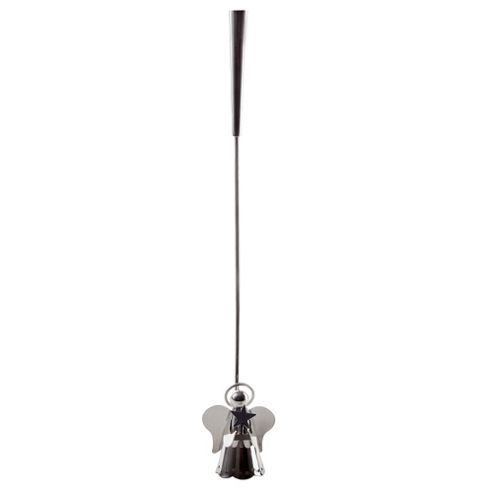 Image of Contemporary Metal Angel Holding Star Festive Candle Snuffer