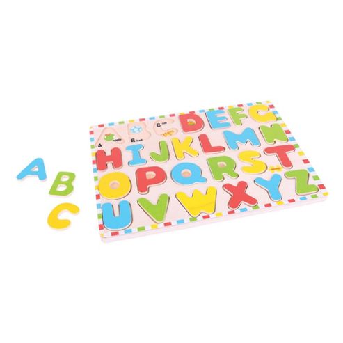 Image of Bigjigs Toys Bj755 Inset Puzzle Uppercase Alphabet