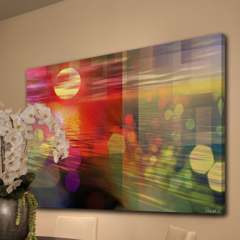 Image of Parvez Taj Sunset Wall Art - 61 Cm H X 91 Cm W X 5 Cm D