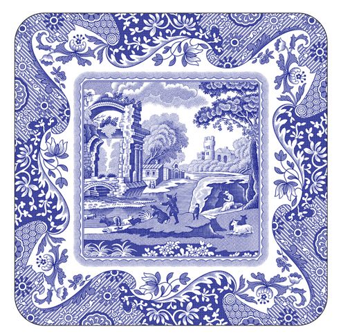 Image of Pimpernel Blue Italian Coasters Set Of 6