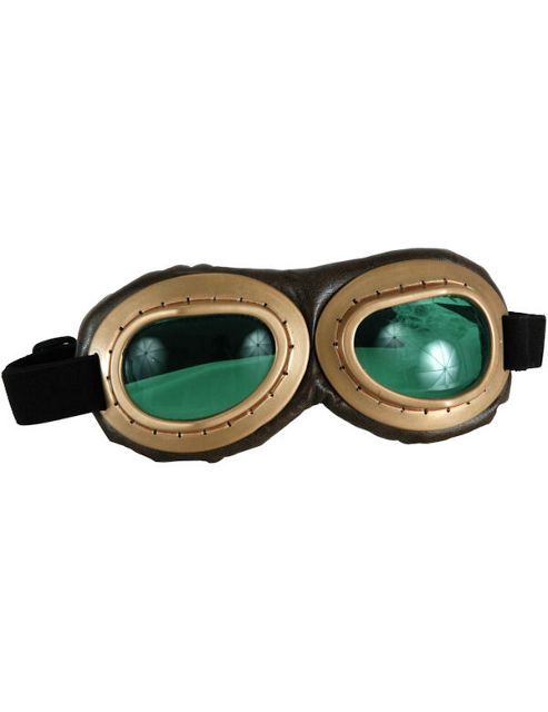 Image of Aviator Goggles (brown & Gold)