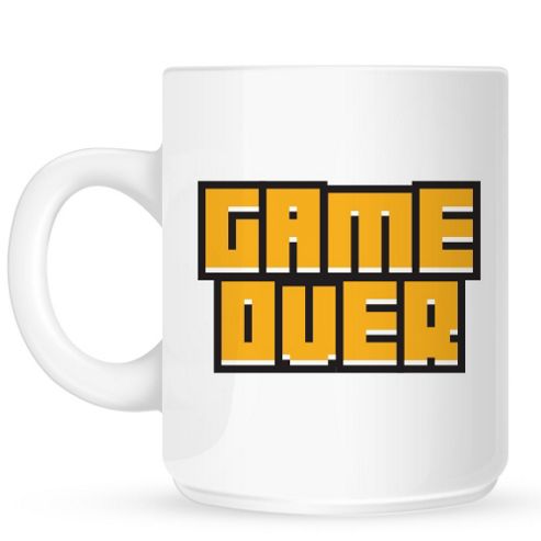 Image of Game Over Flappy 10oz Ceramic Mug